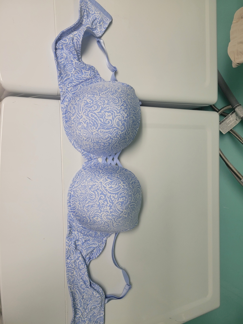 Torrid Light Blue Paisley Push-Up Bra - Women Accessories